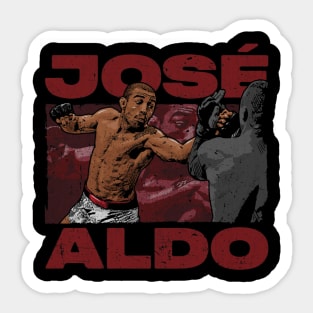 Jose Aldo Punch Sticker